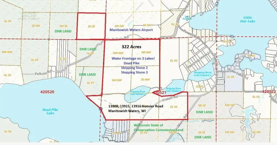 13908 Hoosier Rd, Manitowish Waters, WI 54545 - #3