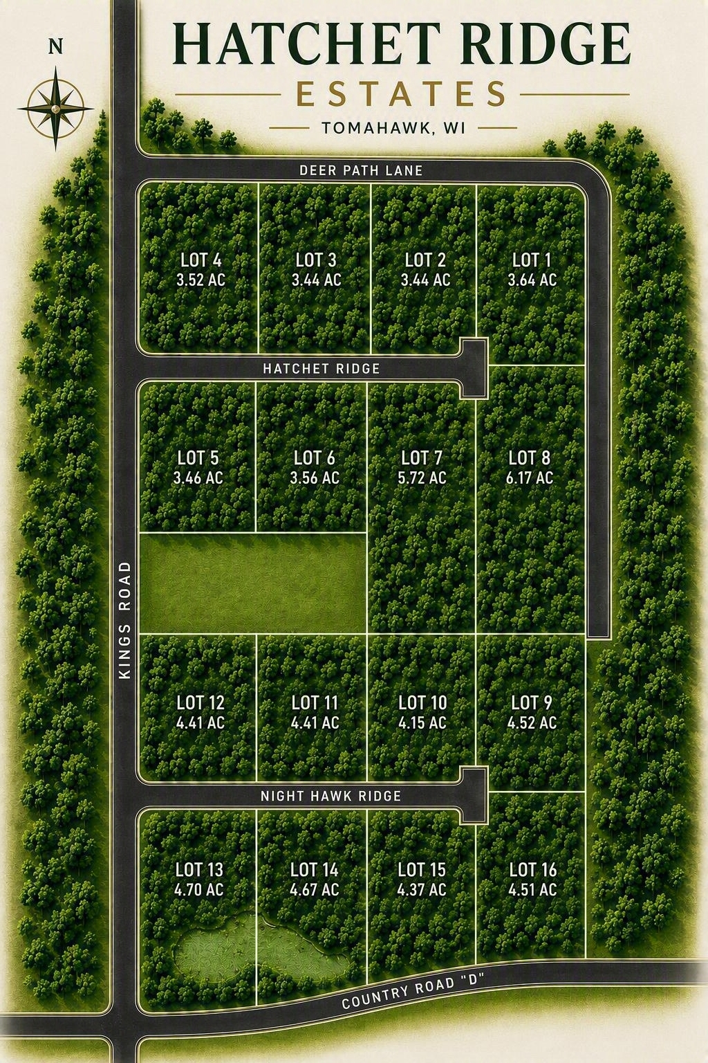 Lot 1 Hatchet Ridge, Tomahawk, WI 54487 - #1