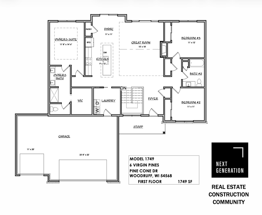 8928 Pine Cone Dr, Woodruff, WI 54568 - #2