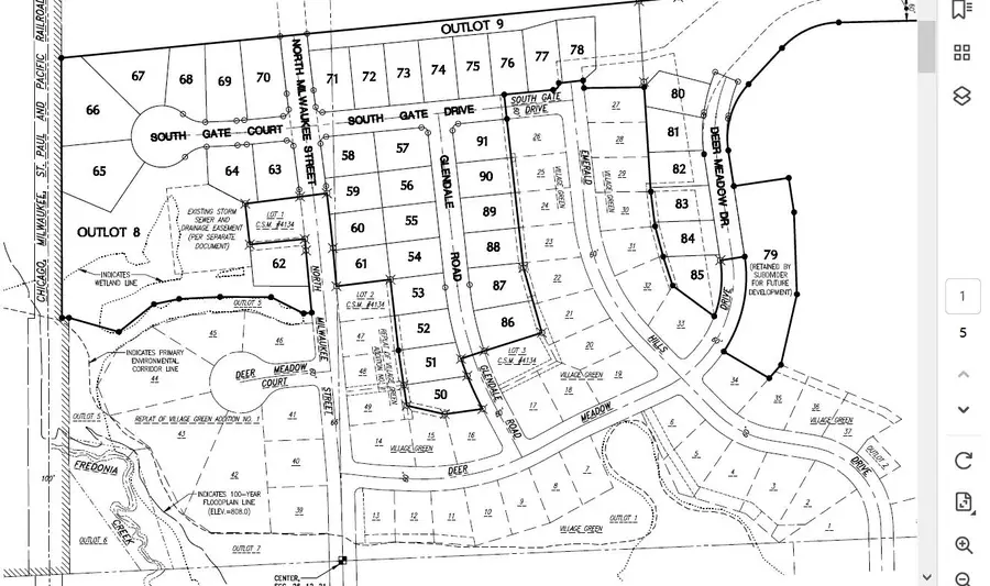 Lt 77 South Gate Dr, Fredonia, WI 53021 - Image #3