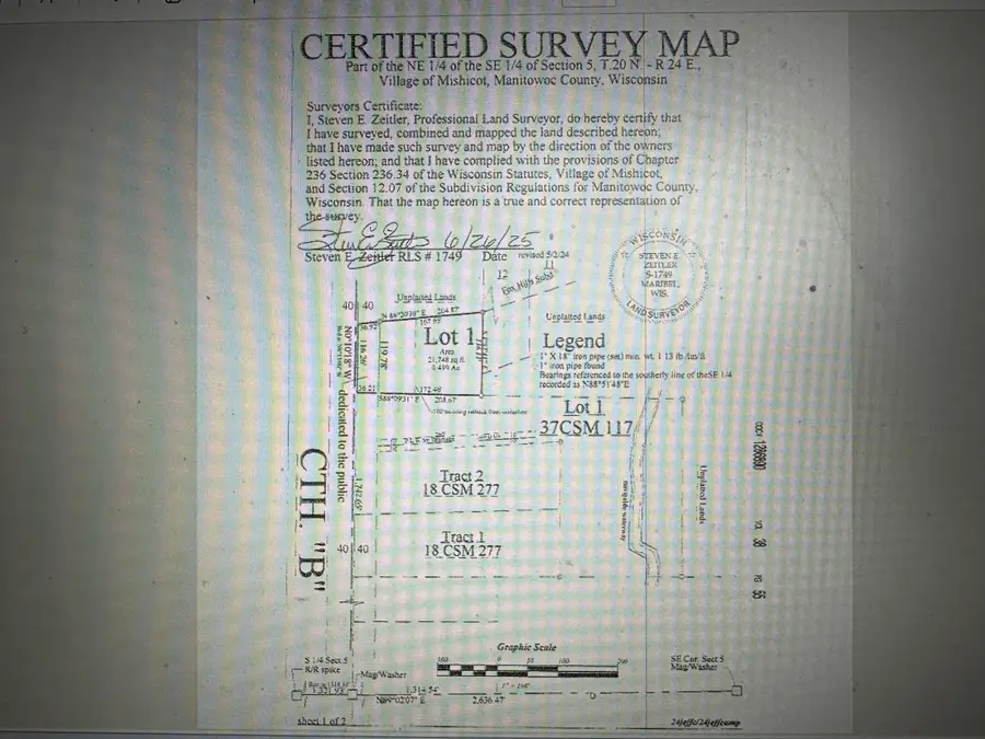 Lt1 E County Highway B, Mishicot, WI 54228 - Image #2