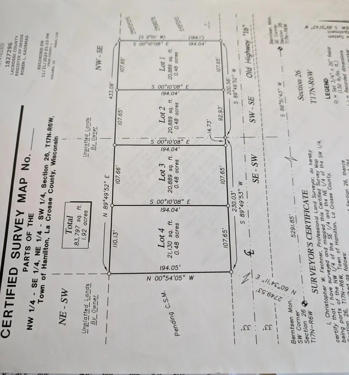 4 Old Hwy 16, Hamilton, WI 54669 - #1