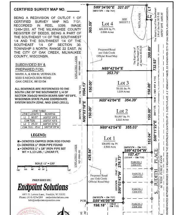 Lt1 S Judith Pl, Oak Creek, WI 53154 - #2