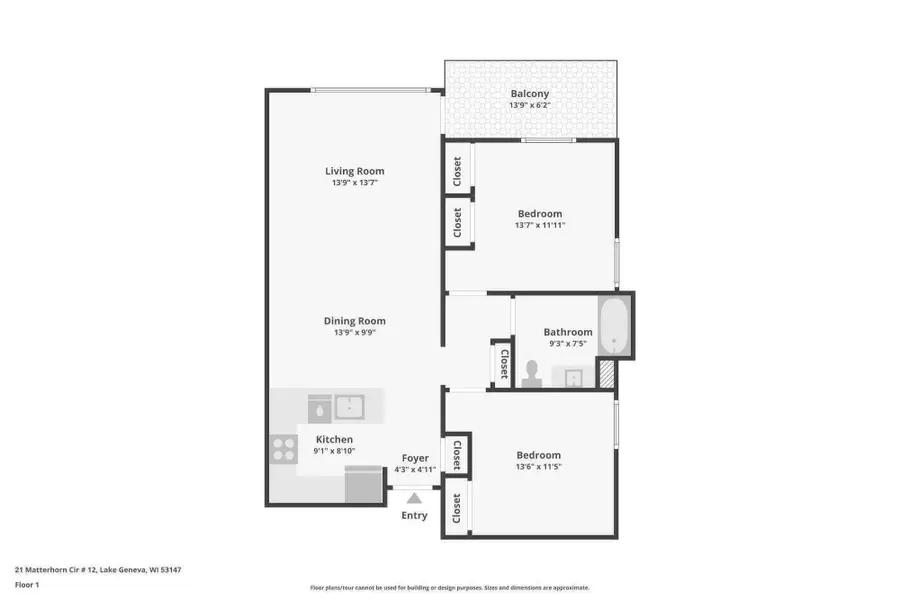 21 Matterhorn Cir, Geneva, WI 53147 - #2