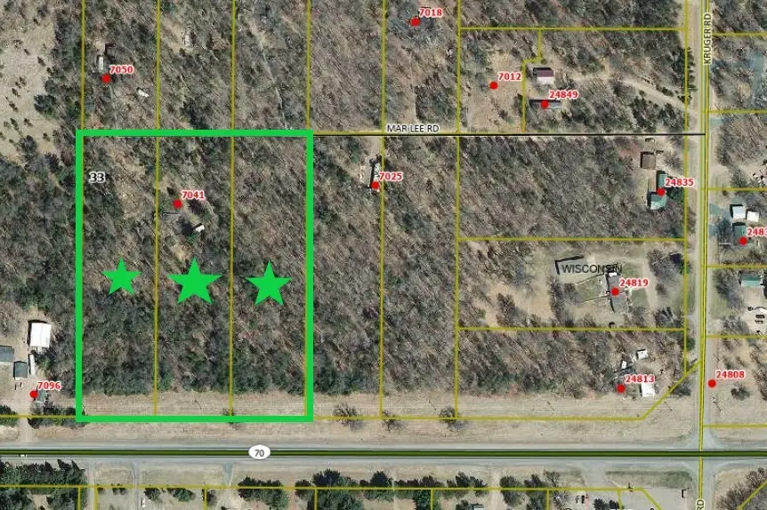 7041 Mar Lee Road, Webster, WI 54893 - #1