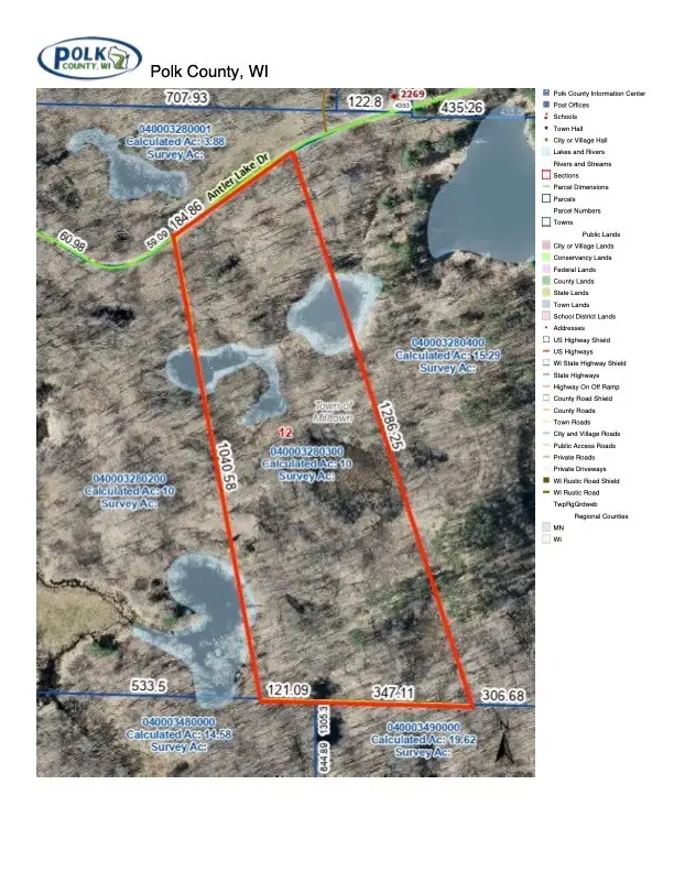 TBD 10 Acres Antler Lake Drive, Milltown, WI 54858 - #3