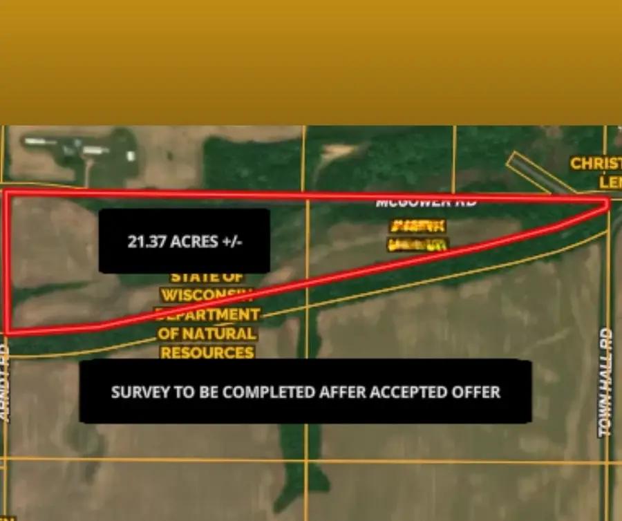 0 Mcgower Road 21.37a +/-, Fairchild, WI 54741 - #2