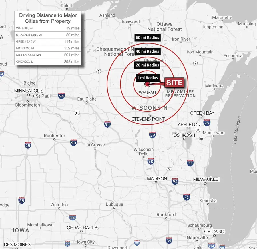 64.83 ac COUNTY ROAD G #3.7-12.6 acre lots, Merrill, WI 54452 - Image #2