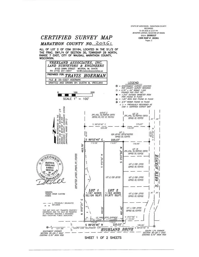 Lot 1 HIGHLAND DRIVE, Wausau, WI 54401 - Image #3