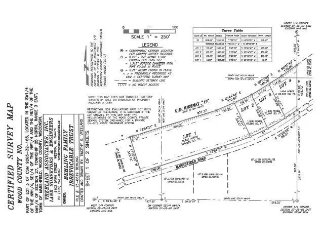Lot 1 MARSHFIELD ROAD, Marshfield, WI 54449 - #2