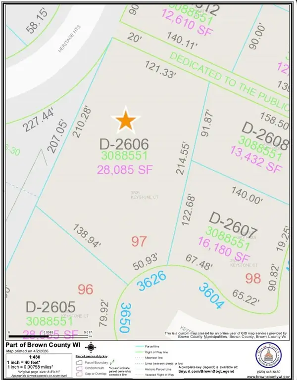 3626 Keystone Court #97, DE PERE, WI 54115