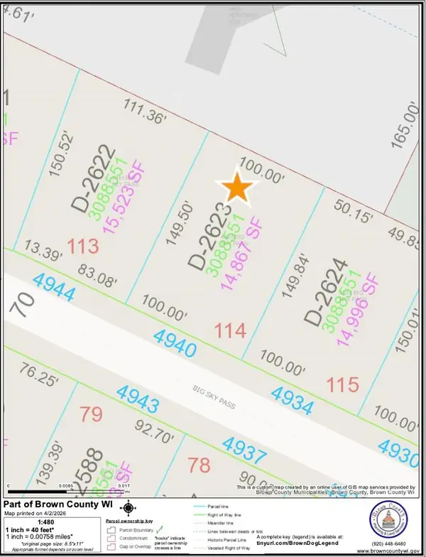 4940 Big Sky Pass #114, DE PERE, WI 54115