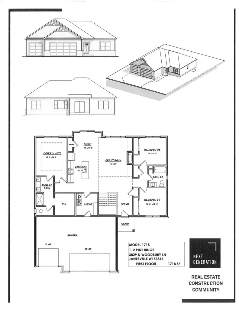 3829 N Woodbury Lane, Janesville, WI 53545 - #3