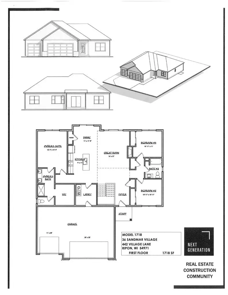 442 Village Lane, Ripon, WI 54971 - #2