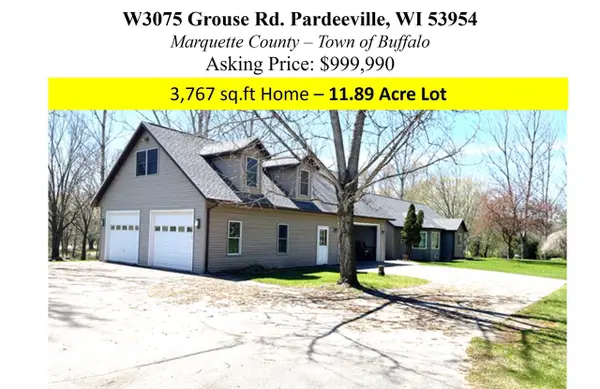 W3075 Grouse Road, Pardeeville, WI 53954