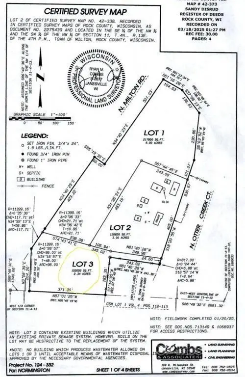 10519 N Otter Creek Road, Milton, WI 53563 - #3