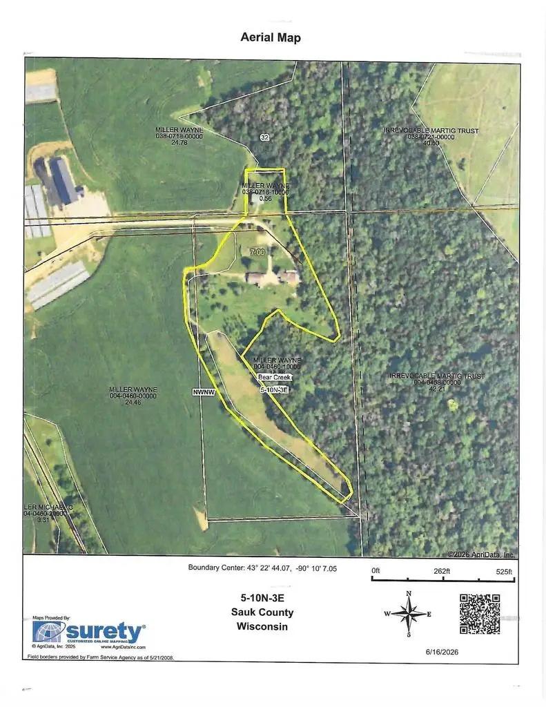 S7304 Sandusky Road, Hillpoint, WI 53937 - #1