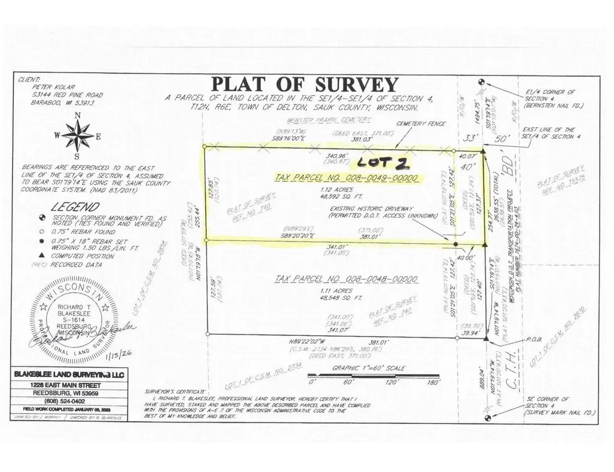 008-0049-00000 County Road BD (Lot 2), Baraboo, WI 53913 - #1