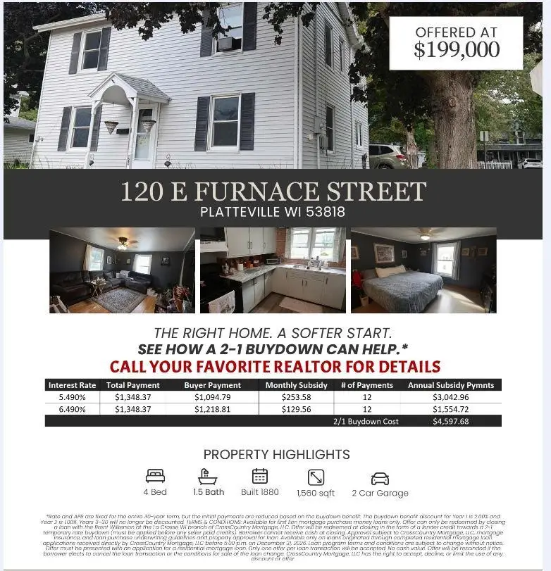 120 E Furnace Street, Platteville, WI 53818 - #1