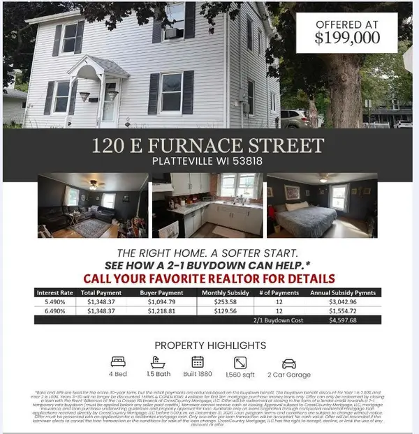 120 E Furnace Street, Platteville, WI 53818