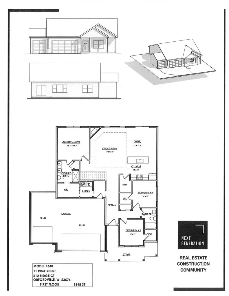 512 Ridge Court, Orfordville, WI 53576 - #2