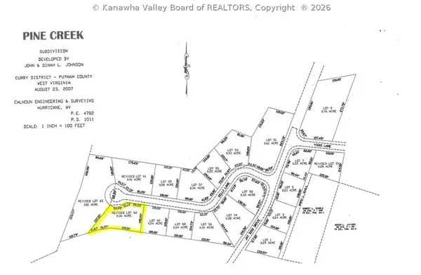 Lot 62 Pine Creek, Hurricane, WV 25526