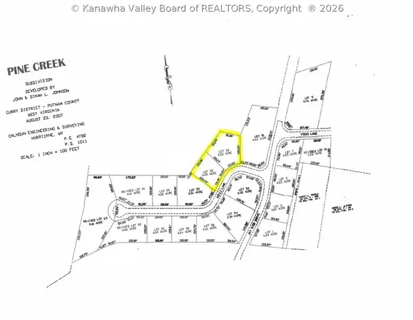 Lot 53/55 Pine Creek, Hurricane, WV 25526